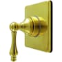 Kingston Brass Restoration Single Handle 6 Function Diverter Valve Trim Brushed Brass