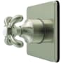 Kingston Brass French Country Single Handle 6 Function Diverter Valve Trim Brushed Nickel