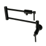 Kingston Brass Concord 3.8 GPM Single Hole Wall Mounted Pot Filler Matte Black