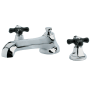 Kingston Brass Duchess Deck Mounted Roman Tub Filler Polished Chrome