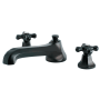Kingston Brass Duchess Deck Mounted Roman Tub Filler Oil Rubbed Bronze
