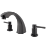 Kingston Brass Concord Deck Mounted Roman Tub Filler Oil Rubbed Bronze