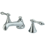Kingston Brass 1.2 GPM Widespread Bathroom Faucet with Pop-Up Drain Assembly Polished Chrome
