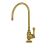 Kingston Brass Vintage 1.0 GPM Cold Water Dispenser Faucet - Includes Escutcheon Brushed Brass