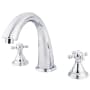 Kingston Brass Vintage Deck Mounted Roman Tub Filler Polished Chrome