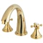 Kingston Brass Vintage Deck Mounted Roman Tub Filler Polished Brass