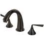 Kingston Brass Silver Sage Deck Mounted Roman Tub Filler Oil Rubbed Bronze