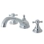 Kingston Brass Vintage Deck Mounted Roman Tub Filler Polished Chrome