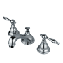 Kingston Brass 1.2 GPM Widespread Bathroom Faucet with Pop-Up Drain Assembly Polished Chrome