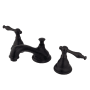 Kingston Brass 1.2 GPM Widespread Bathroom Faucet with Pop-Up Drain Assembly Oil Rubbed Bronze