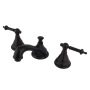 Kingston Brass 1.2 GPM Widespread Bathroom Faucet with Pop-Up Drain Assembly Oil Rubbed Bronze