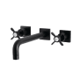 Kingston Brass Essex Wall Mounted Tub Filler Matte Black