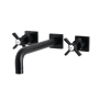 Kingston Brass Millennium Wall Mounted Tub Filler Matte Black