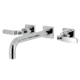 Kingston Brass Whitaker Wall Mounted Tub Filler Polished Chrome