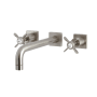 Kingston Brass Essex Wall Mounted Tub Filler Brushed Nickel