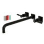 Kingston Brass Kaiser Wall Mounted Roman Tub Filler Matte Black