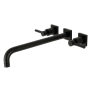 Kingston Brass Concord Wall Mounted Roman Tub Filler Matte Black