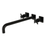 Kingston Brass Concord Wall Mounted Roman Tub Filler Matte Black