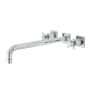 Kingston Brass Concord Wall Mounted Roman Tub Filler Polished Chrome