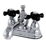 Kingston Brass Duchess 1.2 GPM Centerset Bathroom Faucet with Pop-Up Drain Assembly Polished Chrome