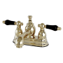 Kingston Brass Duchess 1.2 GPM Centerset Bathroom Faucet with Pop-Up Drain Assembly Polished Brass