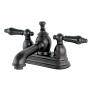 Kingston Brass Duchess 1.2 GPM Centerset Bathroom Faucet with Pop-Up Drain Assembly Oil Rubbed Bronze