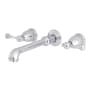 Kingston Brass English Country Wall Mounted Roman Tub Filler Polished Chrome