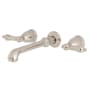 Kingston Brass English Country Wall Mounted Roman Tub Filler Polished Nickel