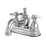 Kingston Brass Essex 1.2 GPM Centerset Bathroom Faucet with Pop-Up Drain Assembly Chrome