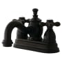 Kingston Brass English Country 1.2 GPM Centerset Bathroom Faucet with Pop-Up Drain Assembly Oil Rubbed Bronze