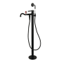 Kingston Brass Kaiser Floor Mounted Tub Filler – Includes Hand Shower Matte Black
