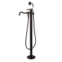 Kingston Brass Kaiser Floor Mounted Tub Filler – Includes Hand Shower Oil Rubbed Bronze