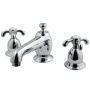 Kingston Brass 1.2 GPM Widespread Bathroom Faucet with Pop-Up Drain Assembly Polished Chrome