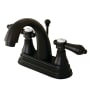 Kingston Brass 1.2 GPM Centerset Bathroom Faucet with Pop-Up Drain Assembly Oil Rubbed Bronze