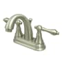 Kingston Brass English Vintage 1.2 GPM Centerset Bathroom Faucet with Pop-Up Drain Assembly Brushed Nickel