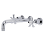 Kingston Brass Hamilton Wall Mounted Tub Filler Polished Chrome