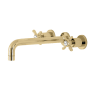 Kingston Brass Essex Wall Mounted Tub Filler Polished Brass