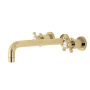 Kingston Brass Metropolitan Wall Mounted Tub Filler Polished Brass