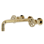 Kingston Brass Belknap Wall Mounted Tub Filler Polished Brass