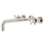 Kingston Brass Metropolitan Wall Mounted Tub Filler Polished Nickel
