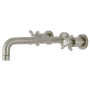 Kingston Brass Essex Wall Mounted Tub Filler Brushed Nickel