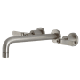 Kingston Brass Whitaker Wall Mounted Tub Filler Brushed Nickel