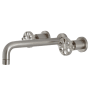 Kingston Brass Belknap Wall Mounted Tub Filler Brushed Nickel