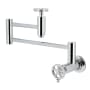 Kingston Brass Fuller 3.8 GPM Wall Mounted Single Hole Pot Filler Polished Chrome