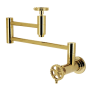 Kingston Brass Fuller 3.8 GPM Wall Mounted Single Hole Pot Filler Polished Brass