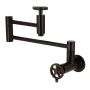 Kingston Brass Fuller 3.8 GPM Wall Mounted Single Hole Pot Filler Oil Rubbed Bronze