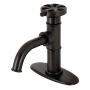 Kingston Brass Belknap 1.2 GPM Deck Mounted Single Hole Bathroom Faucet with Pop-Up Drain Assembly - Includes Escutcheon Oil Rubbed Bronze
