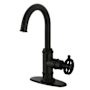 Kingston Brass Wendell 1.8 GPM Single Hole Bar Faucet - Includes Escutcheon Matte Black