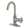 Kingston Brass Wendell 1.8 GPM Single Hole Bar Faucet - Includes Escutcheon Brushed Nickel
