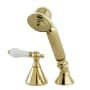 Kingston Brass 1.8 GPM Single Function Hand Shower - Includes Hose Polished Brass